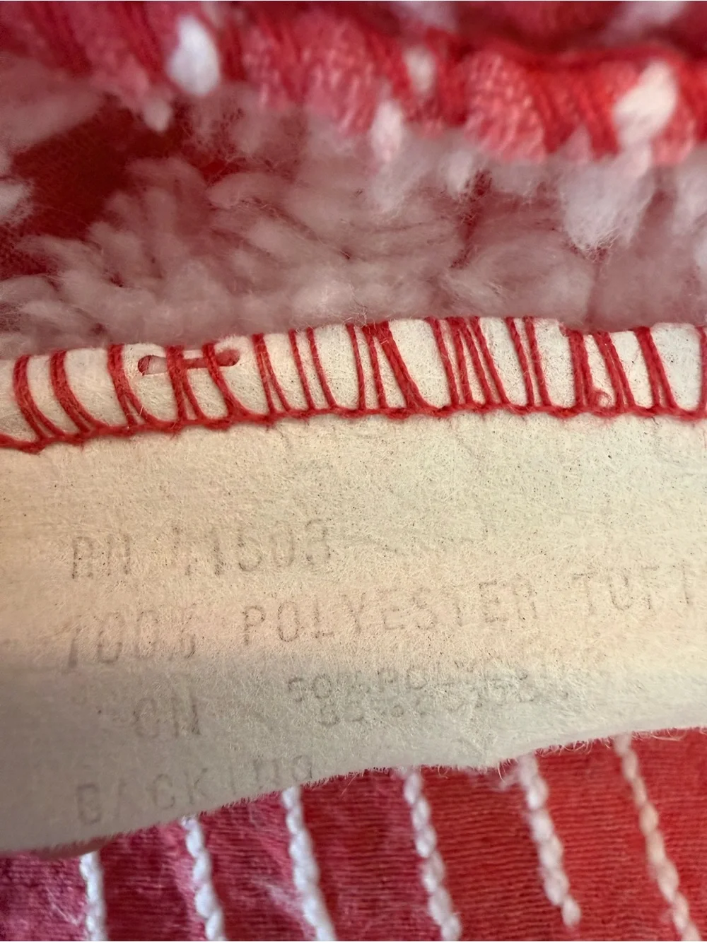 Vintage Montgomery Ward Pink White Chenille Bedspread Full USA Cottagecore